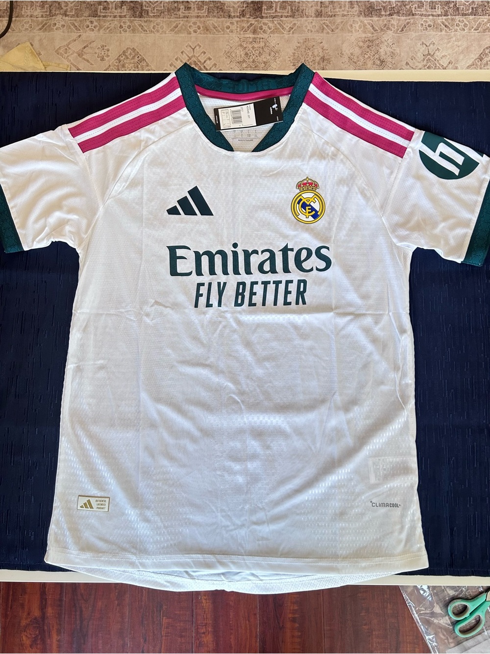 Adidas Real Madrid Emirates fly better 2026/27 Short Sleeve Soccer Jersey